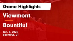 Viewmont  vs Bountiful  Game Highlights - Jan. 5, 2024