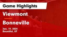 Viewmont  vs Bonneville  Game Highlights - Jan. 19, 2024