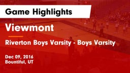 Viewmont  vs Riverton  Boys Varsity - Boys Varsity Game Highlights - Dec 09, 2016