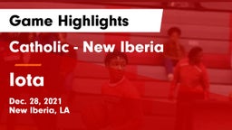 Catholic  - New Iberia vs Iota  Game Highlights - Dec. 28, 2021