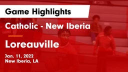 Catholic  - New Iberia vs Loreauville  Game Highlights - Jan. 11, 2022