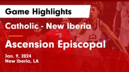 Catholic  - New Iberia vs Ascension Episcopal  Game Highlights - Jan. 9, 2024