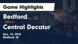 Bedford  vs Central Decatur  Game Highlights - Dec. 14, 2018