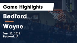 Bedford  vs Wayne  Game Highlights - Jan. 20, 2023