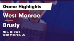 West Monroe  vs Brusly  Game Highlights - Nov. 18, 2021
