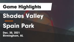 Shades Valley  vs Spain Park  Game Highlights - Dec. 20, 2021