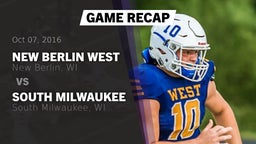 Recap: New Berlin West  vs. South Milwaukee  2016