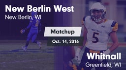 Matchup: New Berlin West vs. Whitnall  2016