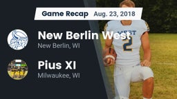 Recap: New Berlin West  vs. Pius XI  2018