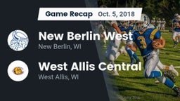 Recap: New Berlin West  vs. West Allis Central  2018