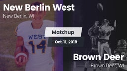 Matchup: New Berlin West vs. Brown Deer  2019