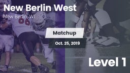 Matchup: New Berlin West vs. Level 1 2019