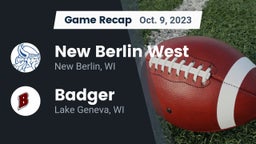 Recap: New Berlin West  vs. Badger  2023