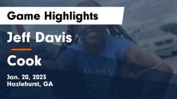 Jeff Davis  vs Cook  Game Highlights - Jan. 20, 2023