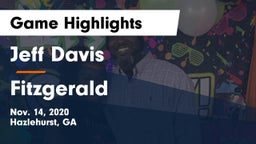 Jeff Davis  vs Fitzgerald  Game Highlights - Nov. 14, 2020