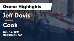 Jeff Davis  vs Cook  Game Highlights - Jan. 13, 2024