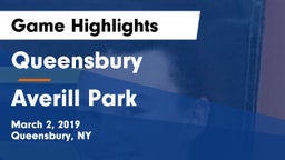 Queensbury  vs Averill Park  Game Highlights - March 2, 2019