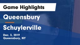 Queensbury  vs Schuylerville  Game Highlights - Dec. 3, 2019