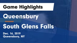 Queensbury  vs South Glens Falls  Game Highlights - Dec. 16, 2019