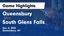 Queensbury  vs South Glens Falls  Game Highlights - Dec. 8, 2023