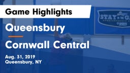 Queensbury  vs Cornwall Central  Game Highlights - Aug. 31, 2019