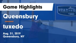 Queensbury  vs tuxedo Game Highlights - Aug. 31, 2019