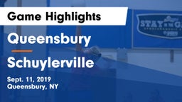 Queensbury  vs Schuylerville  Game Highlights - Sept. 11, 2019