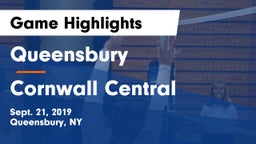 Queensbury  vs Cornwall Central  Game Highlights - Sept. 21, 2019