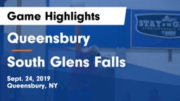 Queensbury  vs South Glens Falls  Game Highlights - Sept. 24, 2019