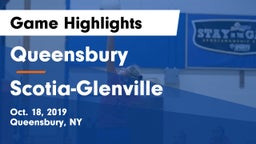 Queensbury  vs Scotia-Glenville  Game Highlights - Oct. 18, 2019