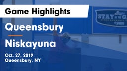 Queensbury  vs Niskayuna  Game Highlights - Oct. 27, 2019