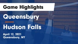 Queensbury  vs Hudson Falls  Game Highlights - April 12, 2021