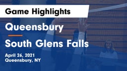 Queensbury  vs South Glens Falls  Game Highlights - April 26, 2021