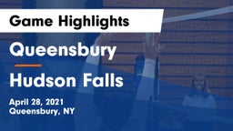 Queensbury  vs Hudson Falls  Game Highlights - April 28, 2021