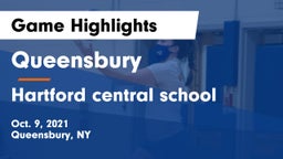 Queensbury  vs Hartford central school Game Highlights - Oct. 9, 2021