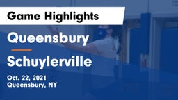 Queensbury  vs Schuylerville  Game Highlights - Oct. 22, 2021