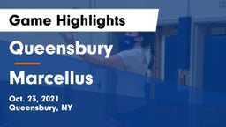 Queensbury  vs Marcellus Game Highlights - Oct. 23, 2021