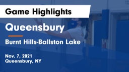 Queensbury  vs Burnt Hills-Ballston Lake  Game Highlights - Nov. 7, 2021