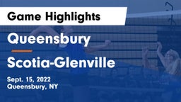 Queensbury  vs Scotia-Glenville  Game Highlights - Sept. 15, 2022