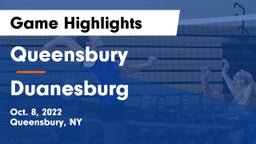 Queensbury  vs Duanesburg  Game Highlights - Oct. 8, 2022