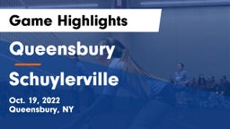 Queensbury  vs Schuylerville  Game Highlights - Oct. 19, 2022
