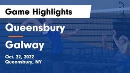 Queensbury  vs Galway  Game Highlights - Oct. 22, 2022