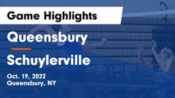 Queensbury  vs Schuylerville  Game Highlights - Oct. 19, 2022