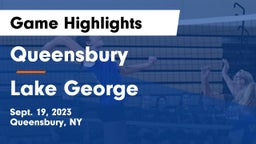 Queensbury  vs Lake George  Game Highlights - Sept. 19, 2023