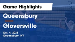 Queensbury  vs Gloversville  Game Highlights - Oct. 4, 2023