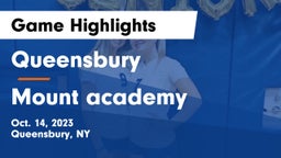 Queensbury  vs Mount academy Game Highlights - Oct. 14, 2023