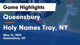 Queensbury  vs Holy Names Troy, NY Game Highlights - May 16, 2024