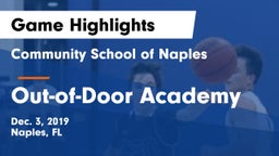 Community School of Naples vs Out-of-Door Academy  Game Highlights - Dec. 3, 2019