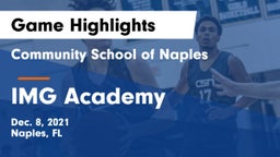 Community School of Naples vs IMG Academy Game Highlights - Dec. 8, 2021