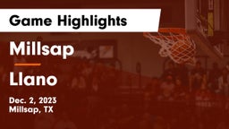 Millsap  vs Llano  Game Highlights - Dec. 2, 2023